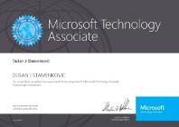 Microsoft Technology Associate Certificate